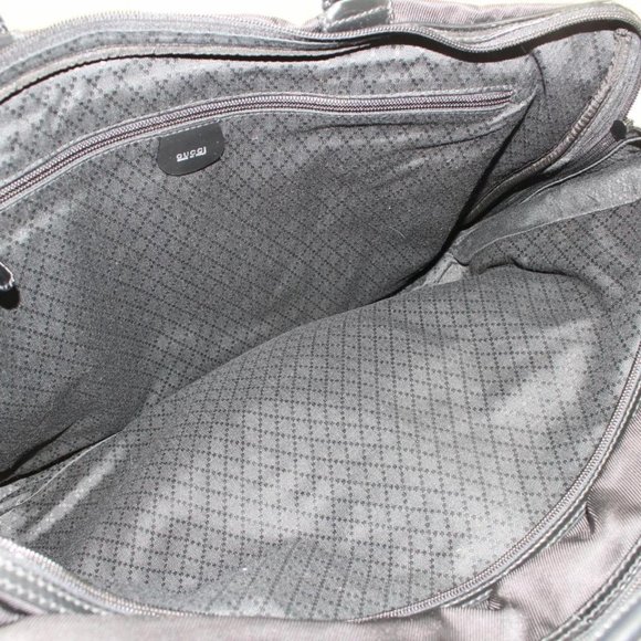 Gucci Rare Suitcase Black Briefcase Bag Carry-On - Picture 10 of 12